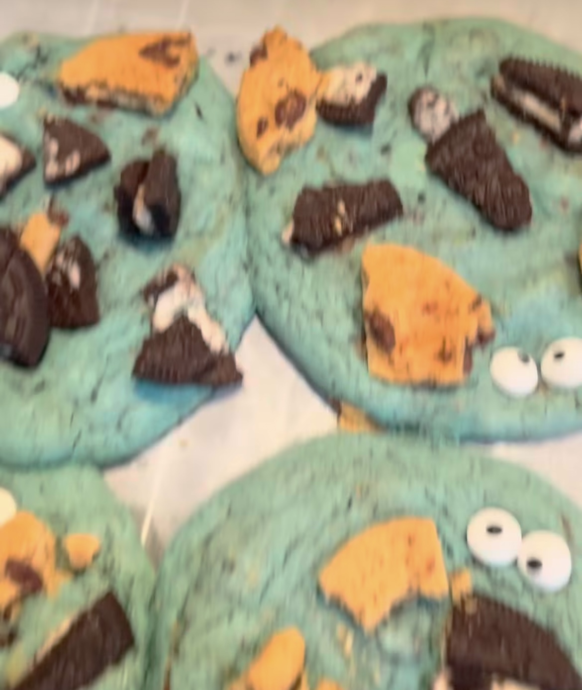 Cookie Monster cookies